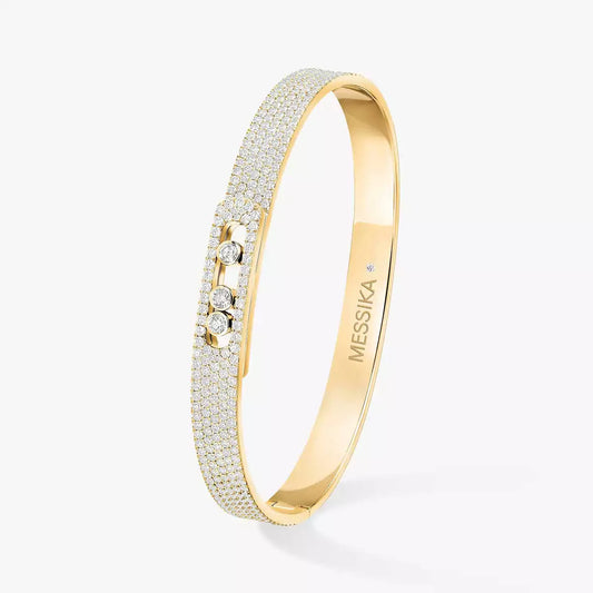 [Stars Jewelry]Move Noa Full Pavé Diamond Bangle Bracelet