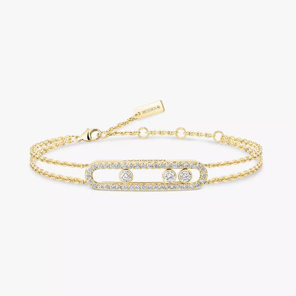 [Stars Jewelry] Move Classique pavé bracelet