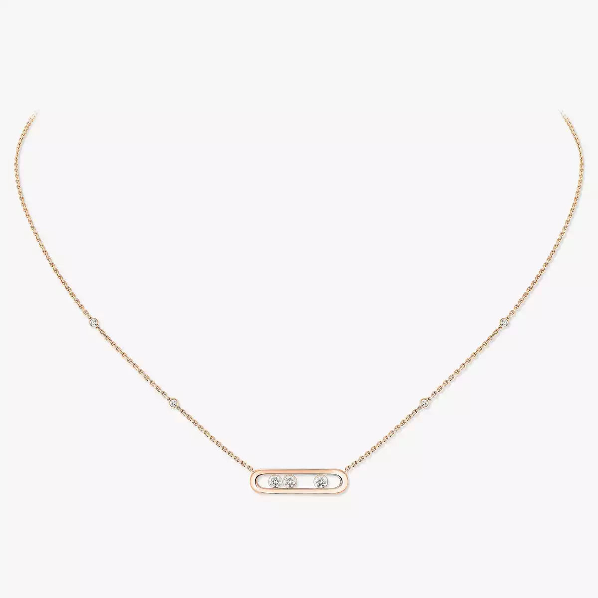 [Stars Jewelry] Baby Move Gold Diamond Necklace