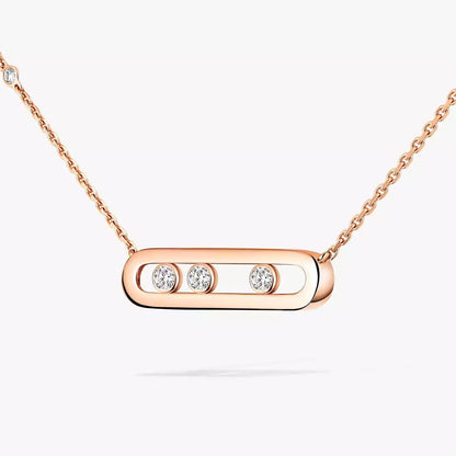 [Stars Jewelry] Baby Move Gold Diamond Necklace
