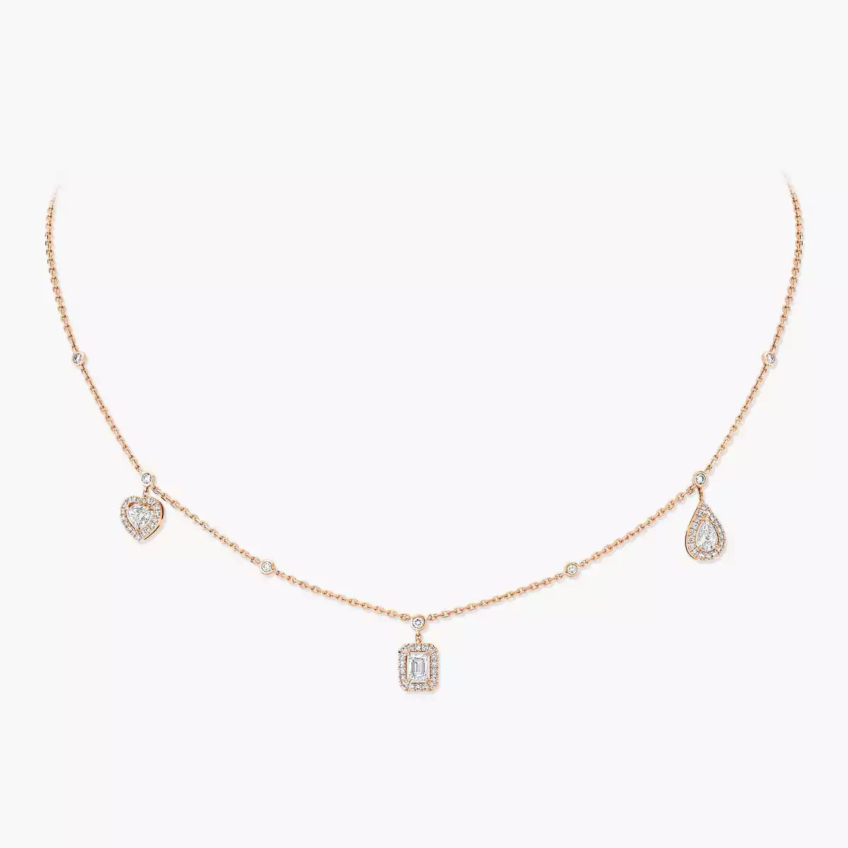 [Stars Jewelry]My Twin Diamond Necklace in Silver