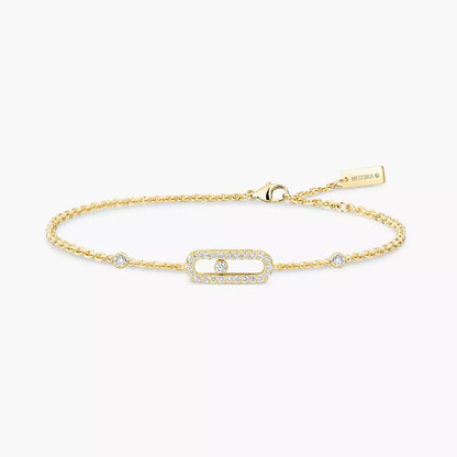 [Stars Jewelry]Move Uno Diamond Bracelet
