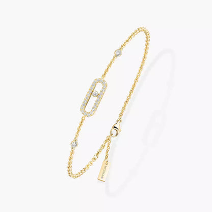 [Stars Jewelry]Move Uno Diamond Bracelet