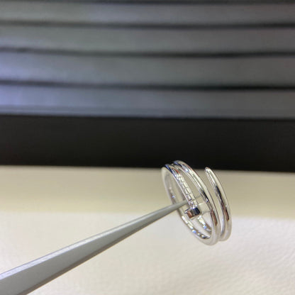[Stars Jewelry]SMOOTH THREE-BAND NAIL RING