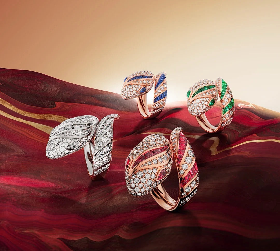 [Stars Jewelry]BRAND NEW LUXURY RED SNAKE RING