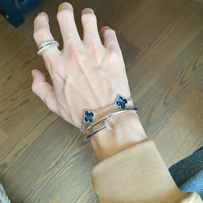 [Stars Jewelry]CLOVER 5 MOTIF PIETERSITE BRACELET COLLECTION