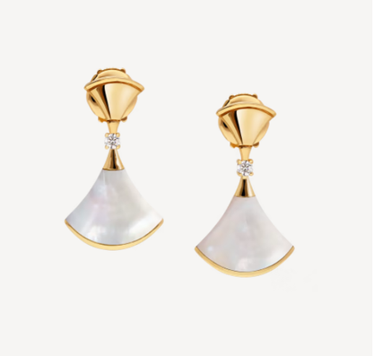 [Stars Jewelry]DREAM MOP 1 DIAMOND EARRINGS
