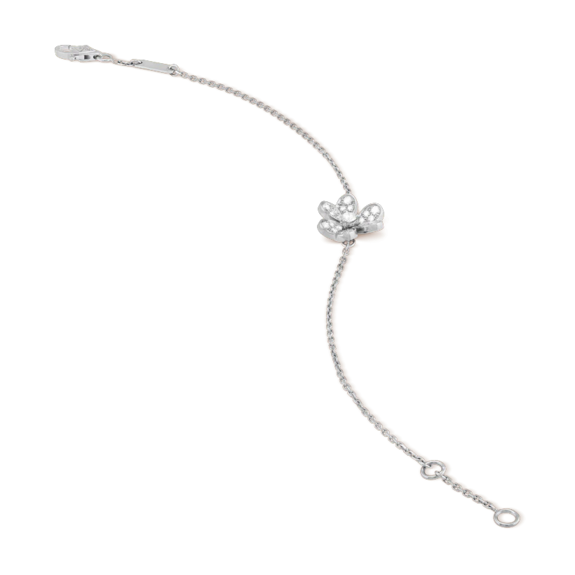 [Stars Jewelry]FRIVOLE SILVER FLOWER DIAMOND BRACELET