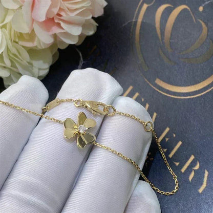 [Stars Jewelry]FRIVOLE GOLD FLOWER PINK MALACHITE BRACELET