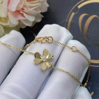 [Stars Jewelry]FRIVOLE GOLD FLOWER PINK MALACHITE BRACELET