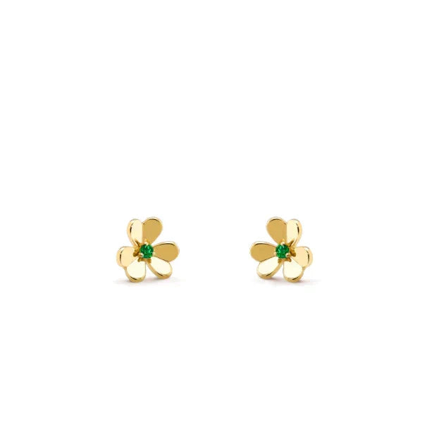 [Stars Jewelry]FRIVOLE  FLOWER MALACHITE EARRINGS