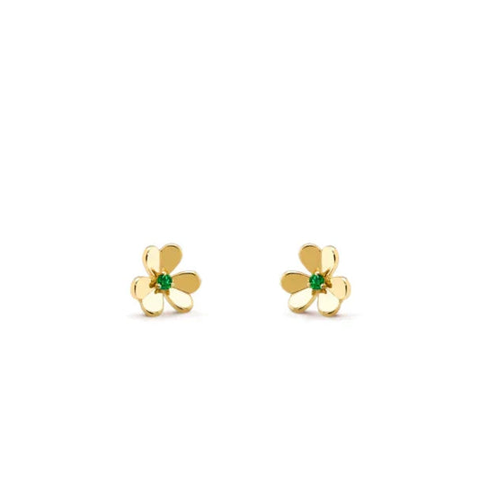[Stars Jewelry]FRIVOLE  FLOWER MALACHITE EARRINGS