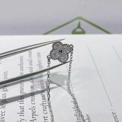 [Stars Jewelry]CLOVER  SINGLE FLOWER BRACELET SILVER