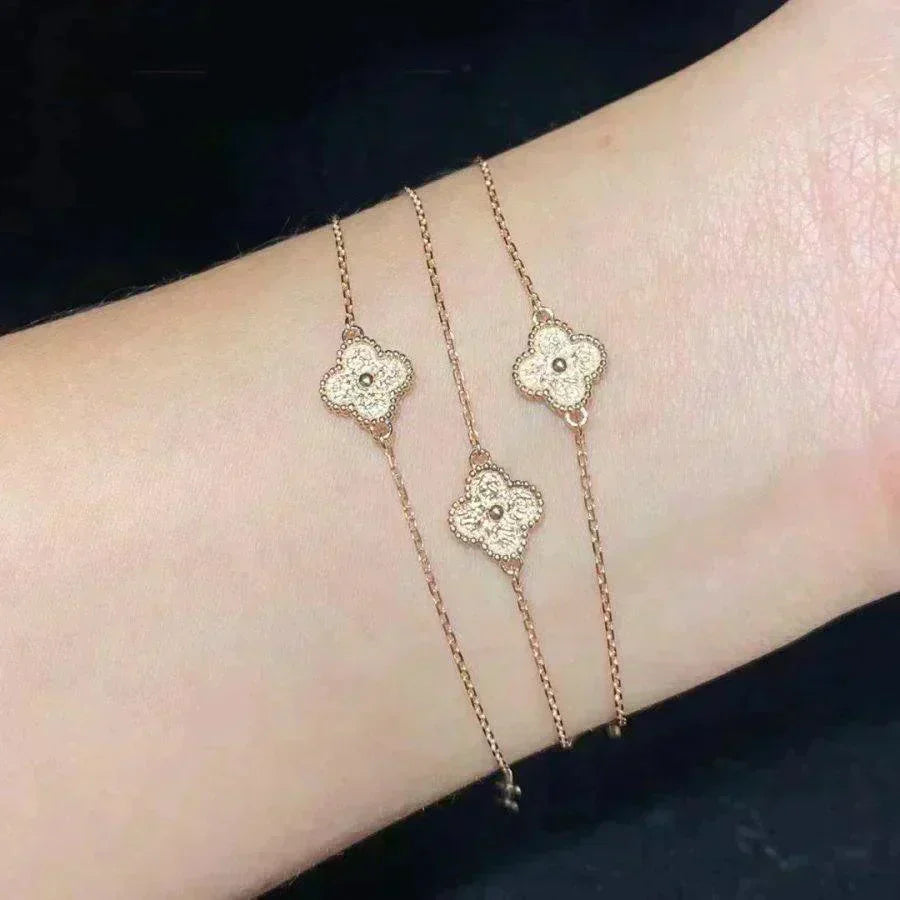 [Stars Jewelry]CLOVER SINGLE FLOWER BRACELET