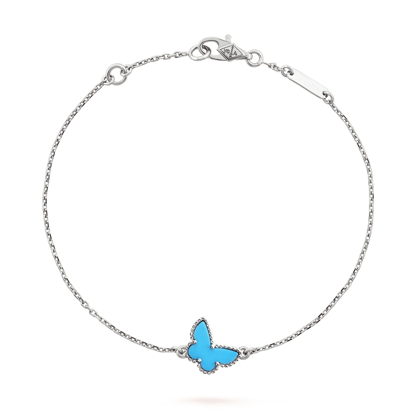 [Stars Jewelry]BUTTERFLY TURQUOISE BUTTERFLY BRACELET SILVER