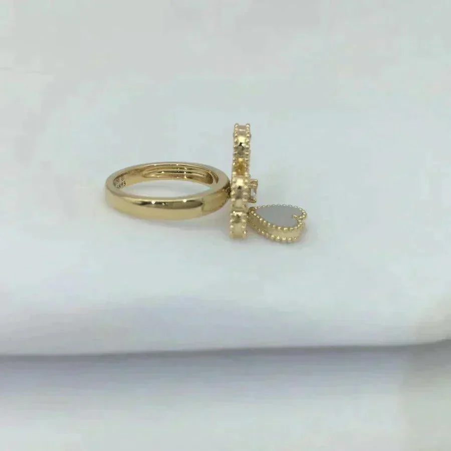 [Stars Jewelry]SWEET CLOVER WHITE MOP RING