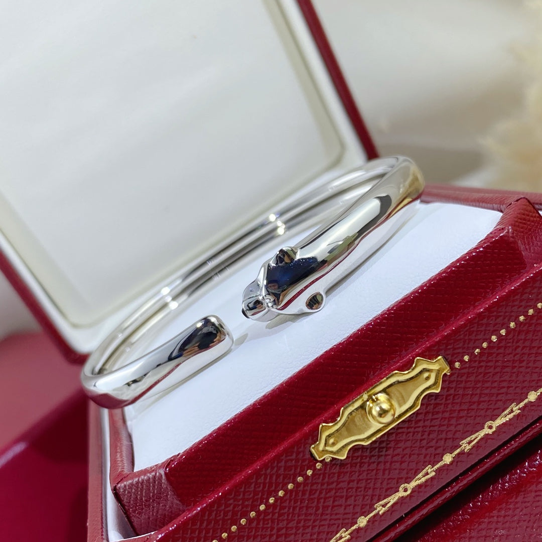 [Stars Jewelry]PANTHERE SILVER OPEN BRACELET