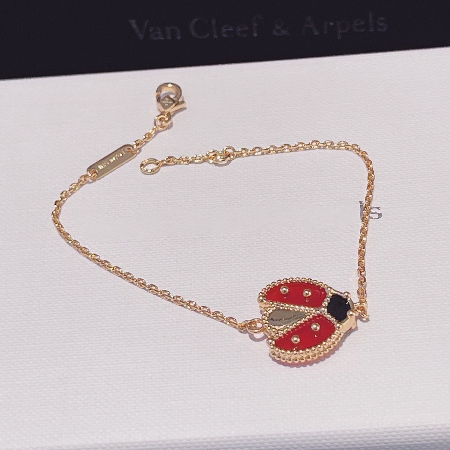 [Stars Jewelry]LUCKY SPRING 1 MOTIF PINK GOLD BRACELET