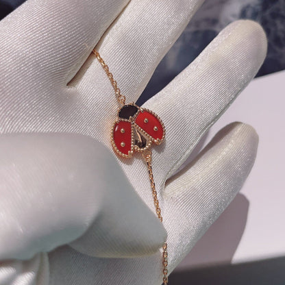 [Stars Jewelry]LUCKY SPRING 1 MOTIF PINK GOLD BRACELET