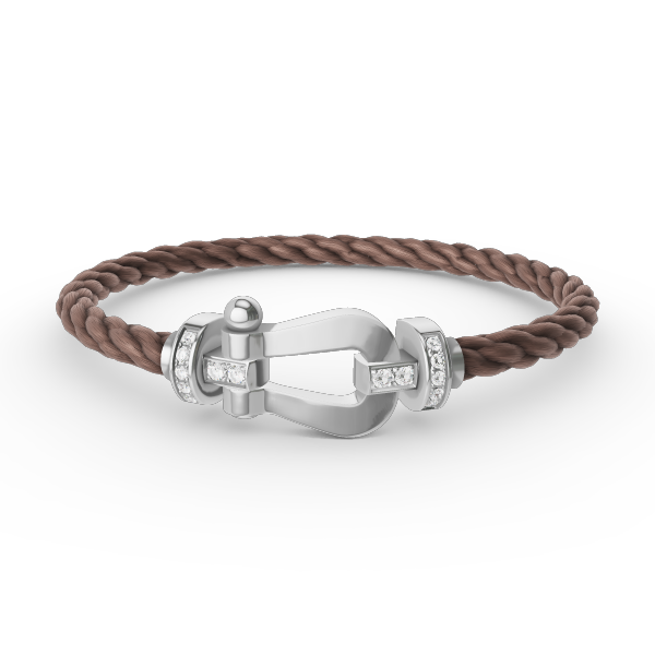 [Stars Jewelry]FORCE LARGE HORSESHOE HALF DIAMOND BRACELET SILVER