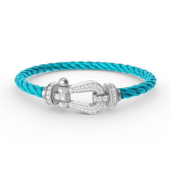 [Stars Jewelry]FORCE LARGE HORSESHOE FULL DIAMOND BRACELET SILVER