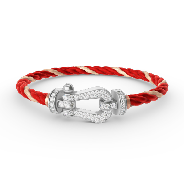 [Stars Jewelry]FORCE LARGE HORSESHOE FULL DIAMOND BRACELET SILVER