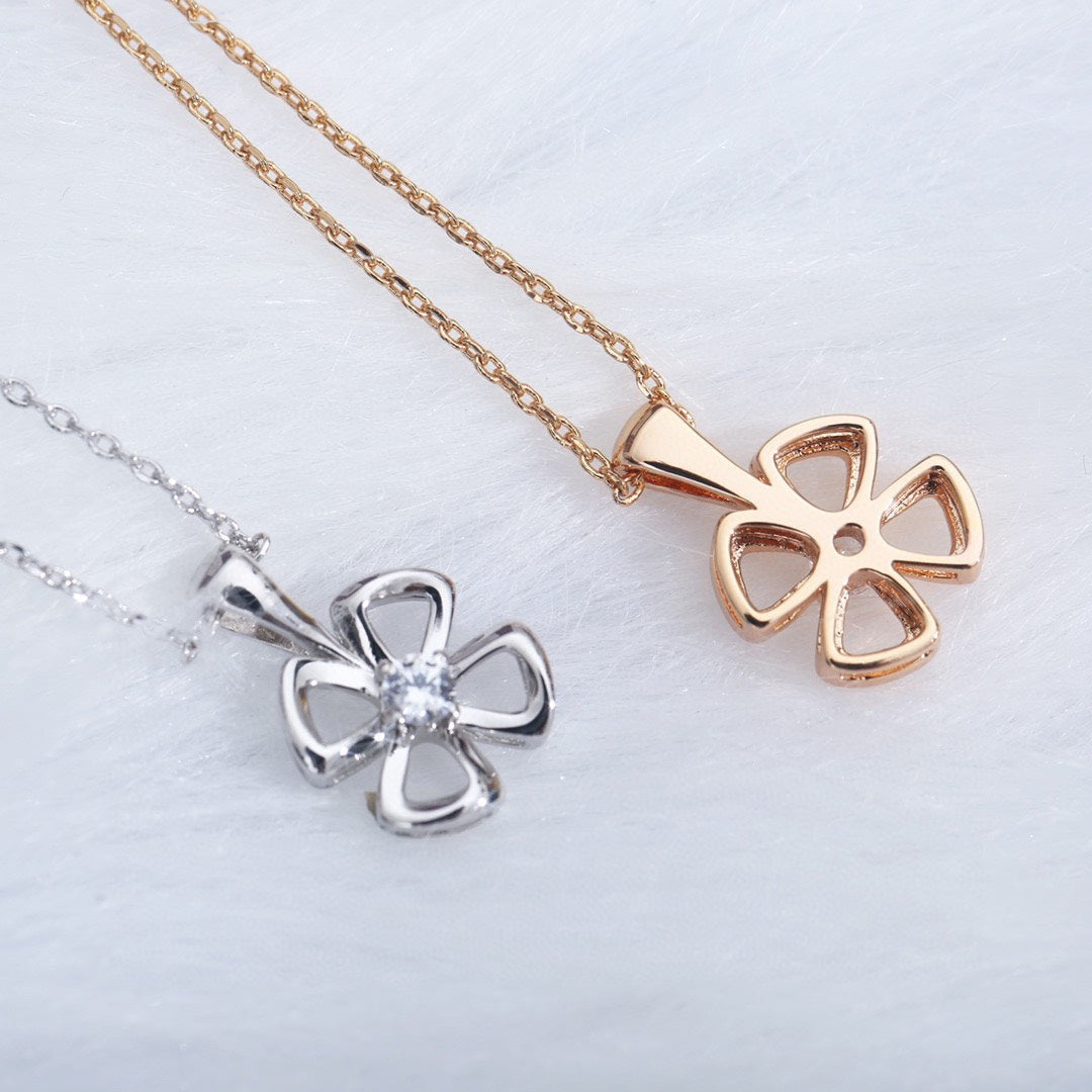 [Stars Jewelry]FIOREVER NECKLACE DIAMOND CENTER