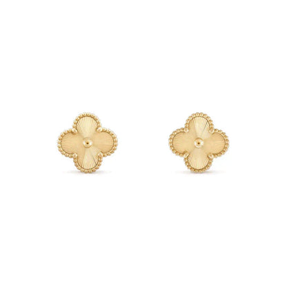 [Stars Jewelry]CLOVER MEDIUM 1 MOTIFS LASER EARRINGS
